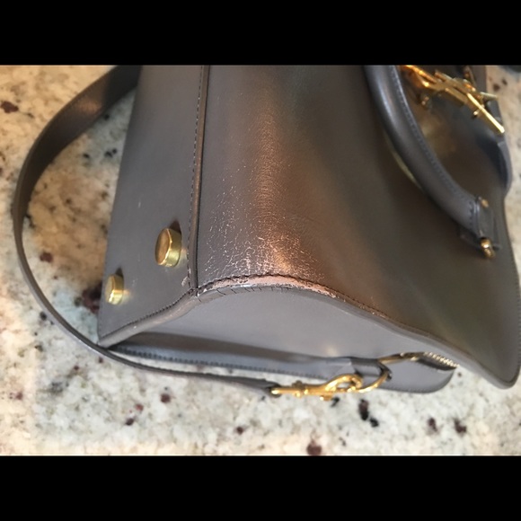 YSL Baby Cabas Handbag in Fog - Picture 5 of 8